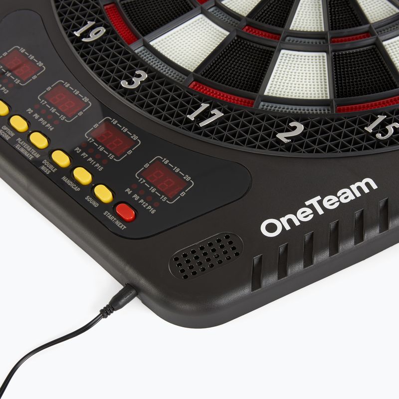 Ціль для дартсу електронна ONETEAM TargetJoy сірий 7