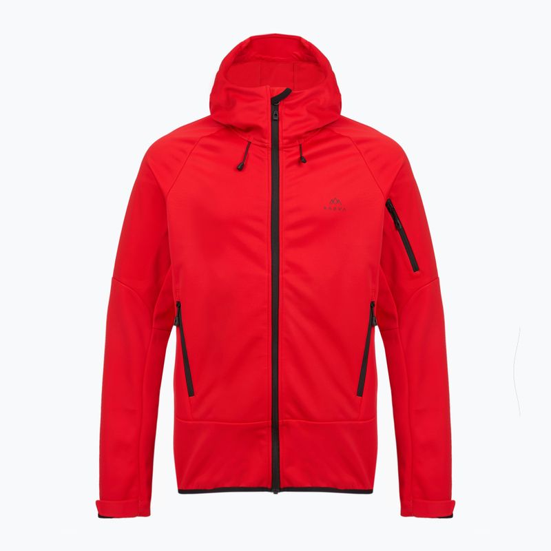 Чоловіча трекінгова кофта KADVA Arix WP 5K/3K softshell hybrid червона