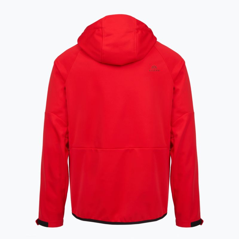 Чоловіча трекінгова кофта KADVA Arix WP 5K/3K softshell hybrid червона 2