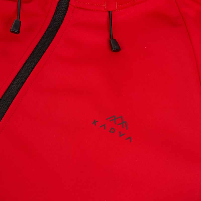 Чоловіча трекінгова кофта KADVA Arix WP 5K/3K softshell hybrid червона 3