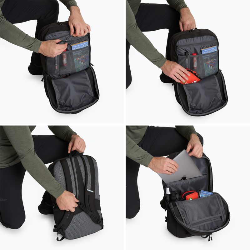 Рюкзак туристичний Kadva anyWAY 25 л чорний 7