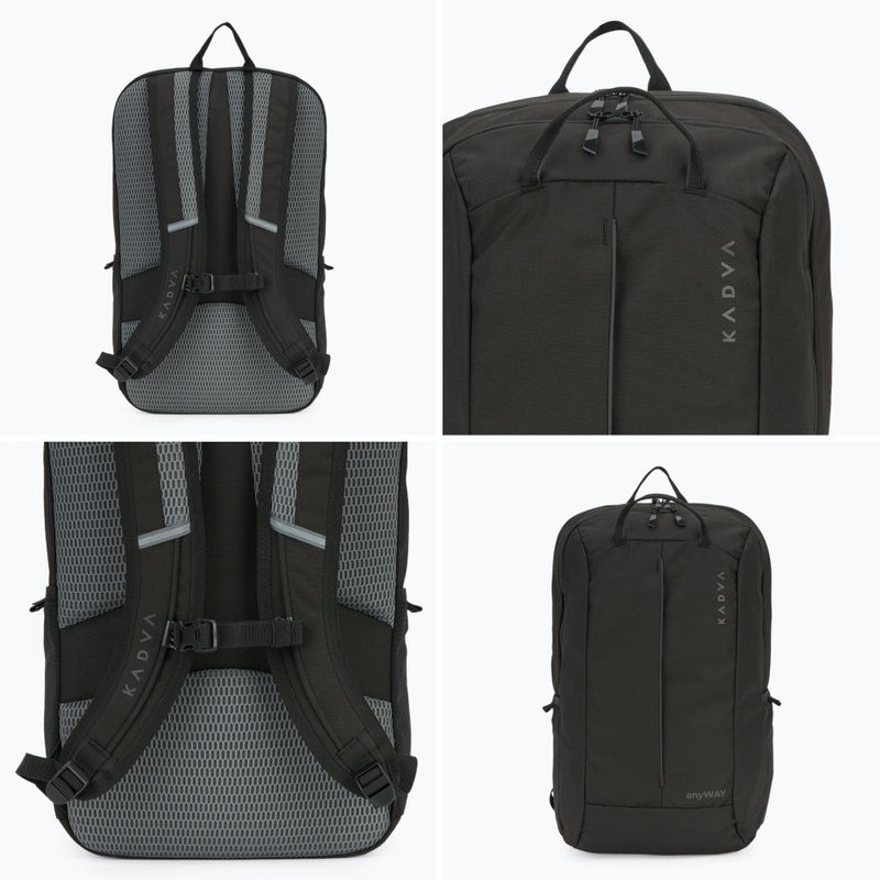 Рюкзак туристичний Kadva anyWAY 25 л чорний 9