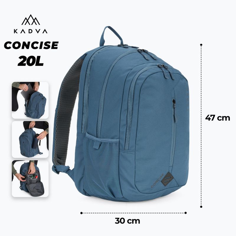 Рюкзак туристичний Kadva Concise 20 л navy 2