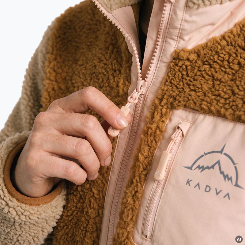 Жіноча флісова кофта KADVA Rodvik WMNS бежевий 6