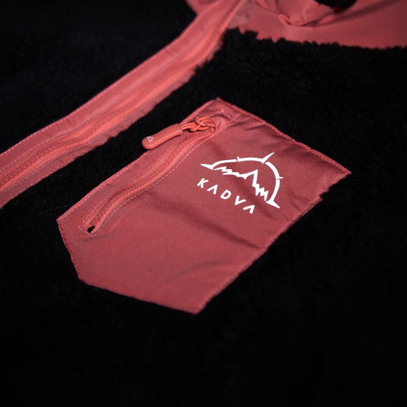 Кофта флісова жіноча KADVA Rodvik WMNS Antracytowy/Szary/Różowy 7