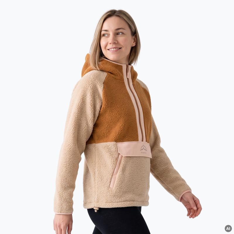 Жіноча флісова кофта KADVA RODIA WMNS бежевий 5