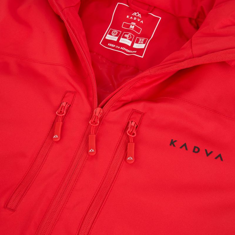 Чоловіча лижна куртка KADVA Edge X Jacket червоний 4