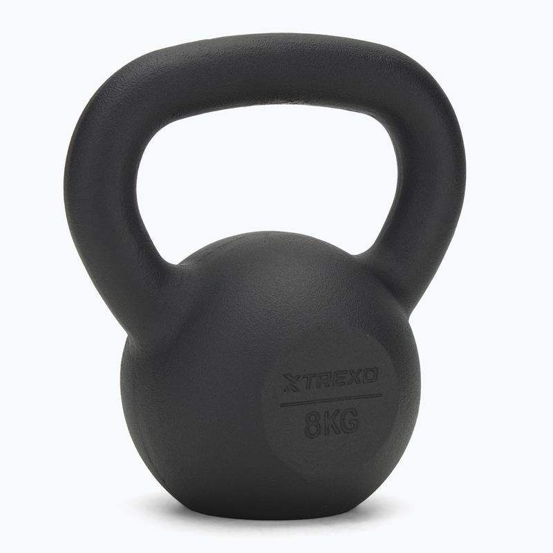 Гиря чавунна TREXO 8кг чорний