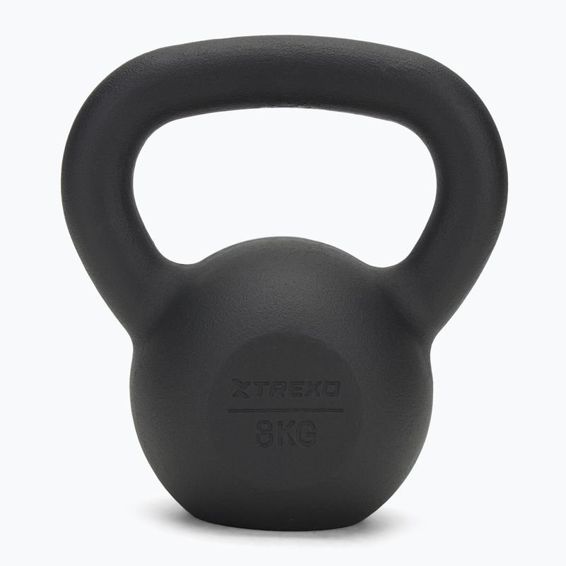 Гиря чавунна TREXO 8кг чорний 2