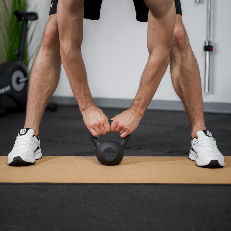 Гиря чавунна XTREXO 8кг чорний 5