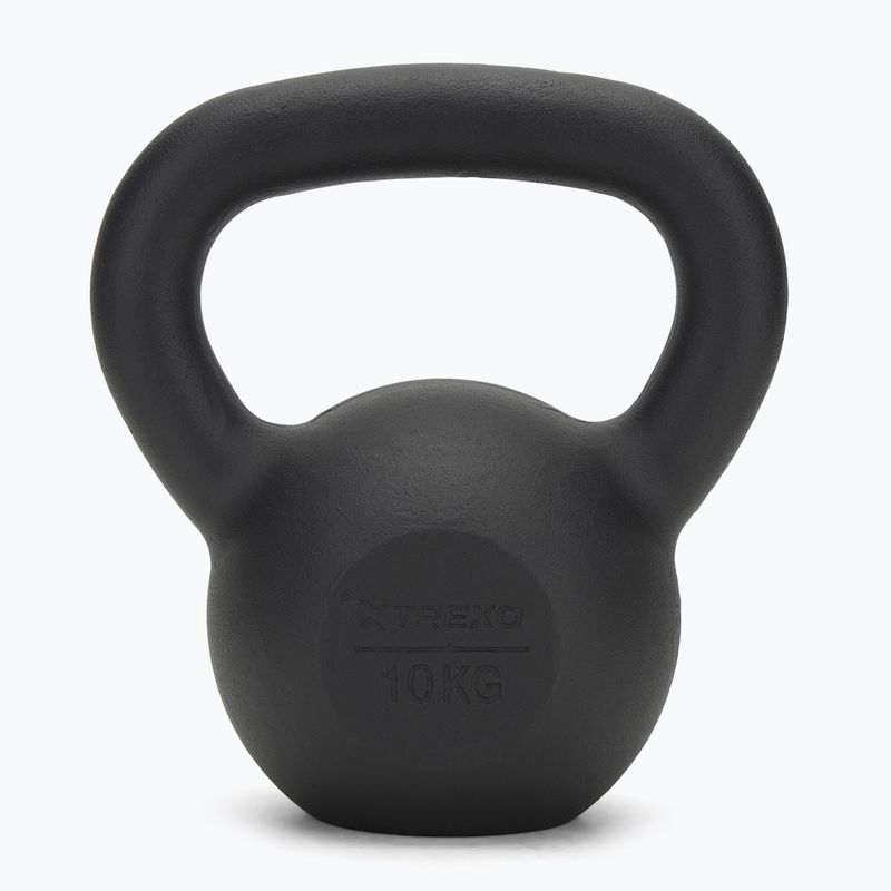 Гиря чавунна TREXO 10кг чорний 2