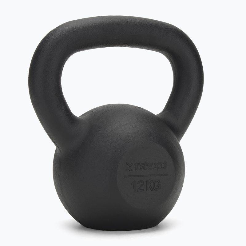 Гиря чавунна TREXO 12кг чорний