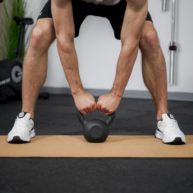 Гиря чавунна XTREXO 12кг чорний 5