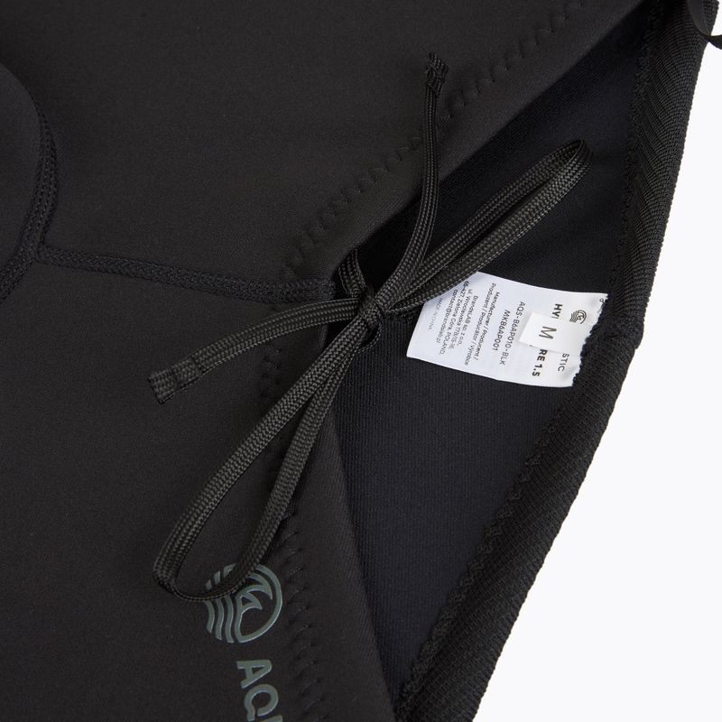 Шорти неопренові чоловічі AQUASTIC HydroCore SH 1.5 mm black 7