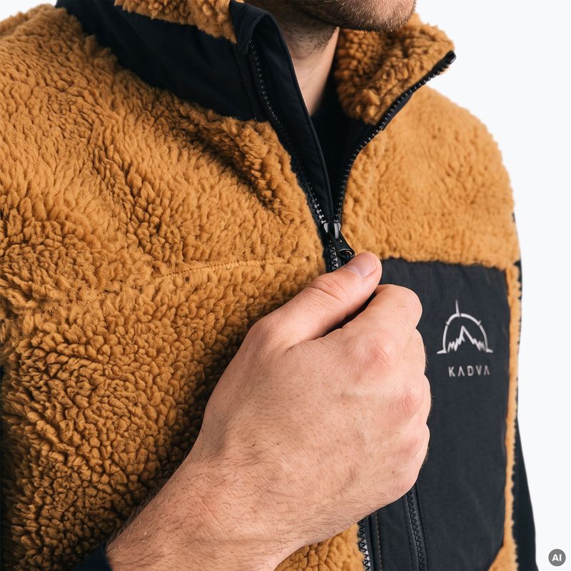 Чоловіча безрукавка KADVA RODVIK VEST коричнева 6