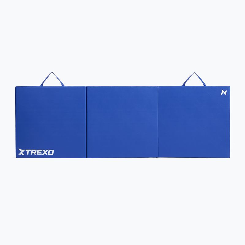 Матрац гімнастичний TREXO складний 180 x  60 x 5 см  блакитний 6