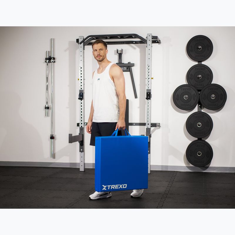 Матрац гімнастичний XTREXO складний 180 x 60 x 5 см блакитний 13