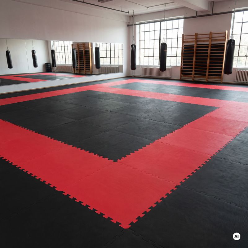 Килимок Puzzle HOOK FIGHTING Tatami червоний 4
