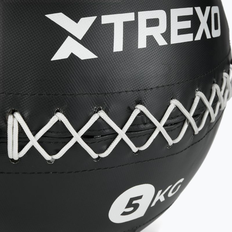 М'яч лікарський TREXO Wall Ball 5 кг чорний 3