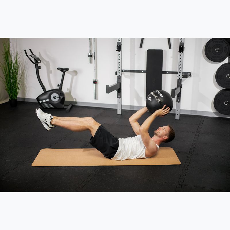 М'яч лікарський XTREXO Wall Ball 5 кг чорний 6