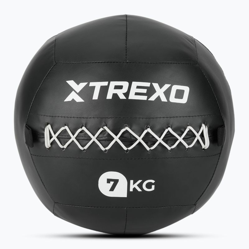 М'яч лікарський TREXO Wall Ball 7 кг чорний