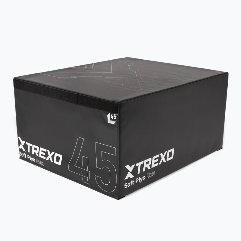 Складна пліометрична скриня TREXO 45 см чорний