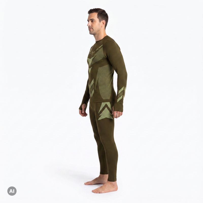 Комплект термобілизни чоловічий KADVA Alpinestep Thermo SH Light Plus Set Green 2