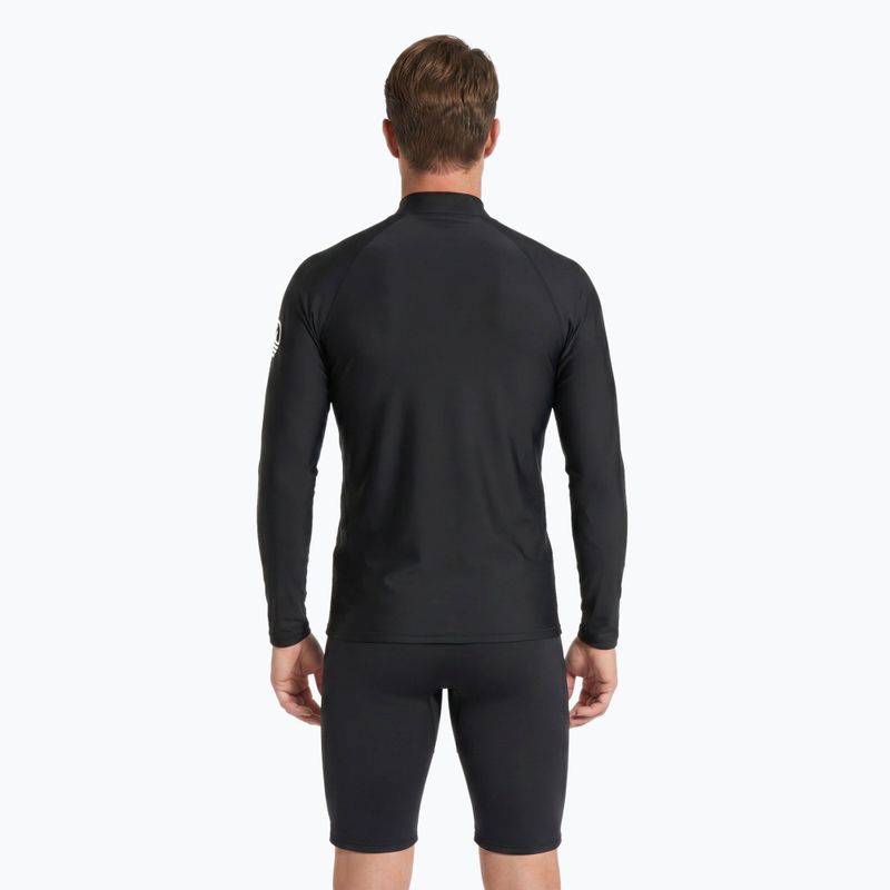 Longsleeve для плавання Aquastic RIMOS LS UV 50+ UPF чорний 3