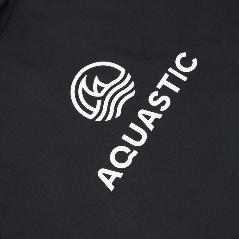 Longsleeve для плавання Aquastic RIMOS LS UV 50+ UPF чорний 7