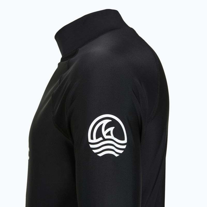 Longsleeve для плавання Aquastic RIMOS LS UV 50+ UPF чорний 10
