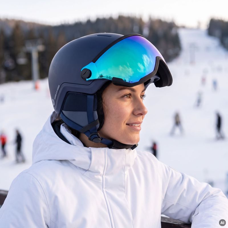 Гірськолижний шолом ATTABO Avens 2.0 Visor синій 6