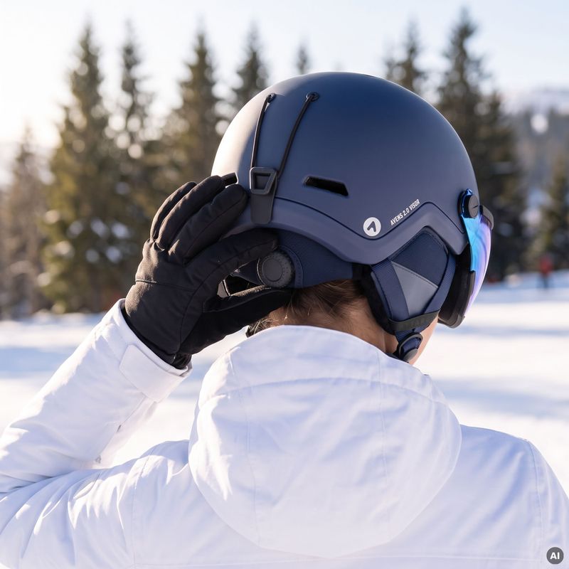 Гірськолижний шолом ATTABO Avens 2.0 Visor синій 7