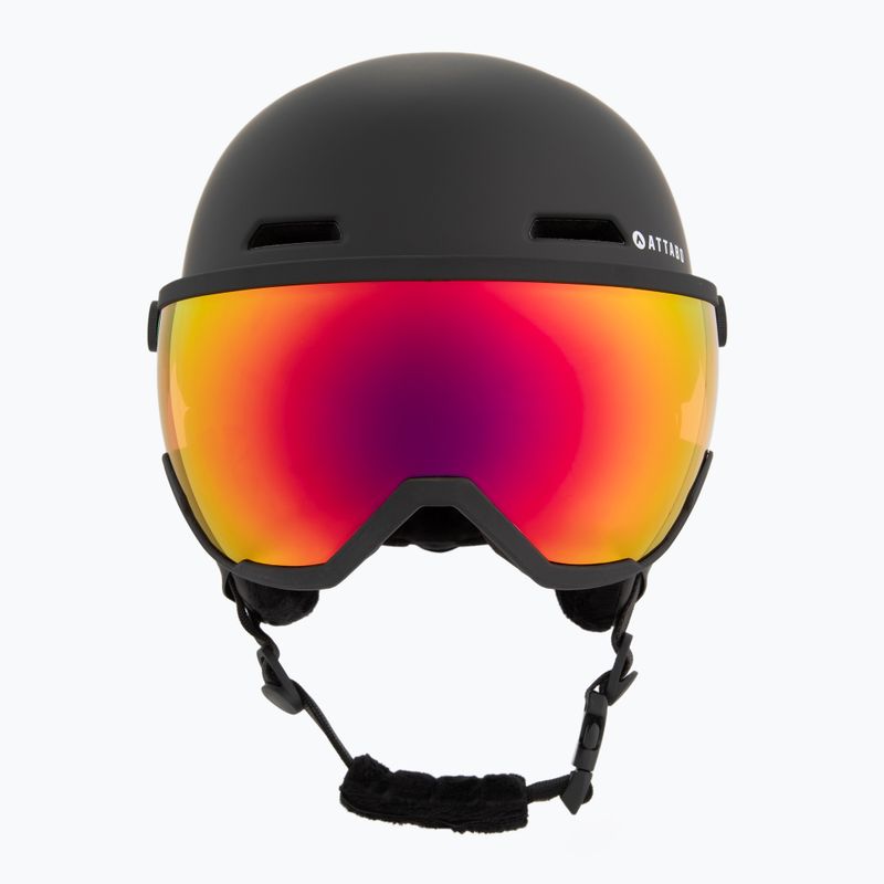 Дитячий лижний шолом ATTABO Avens 2.0 Jr Visor чорний 2