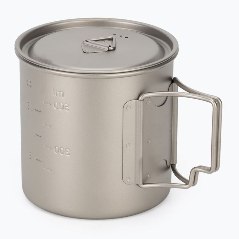 Туристичний кухоль KADVA titanium ultralight gray 2
