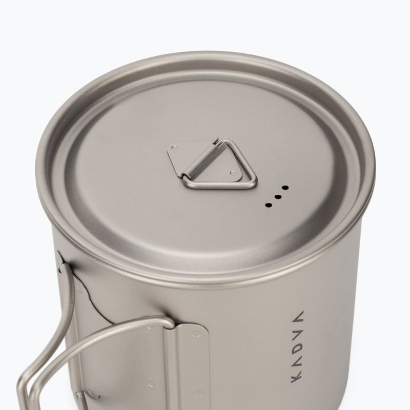Туристичний кухоль KADVA titanium ultralight gray 4