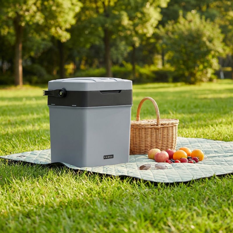 Холодильник туристичний KADVA AC/DC gray 4