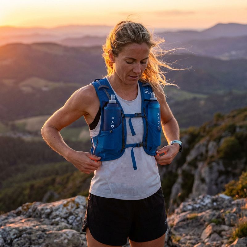 Пляшка м'яка KADVA Softflask Flowbie 500 мл блакитний 6