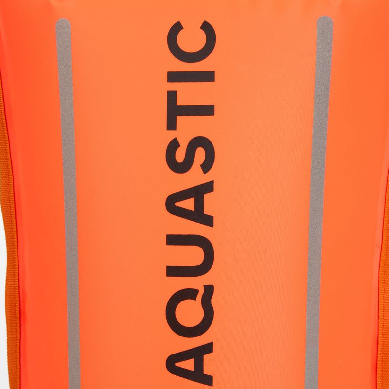 Рятувальний буй для плавання з кишенею AQUASTIC double-chamber orange 5