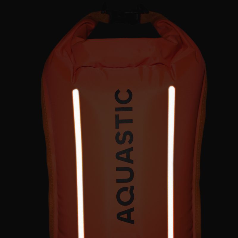 Рятувальний буй для плавання з кишенею AQUASTIC double-chamber orange 8
