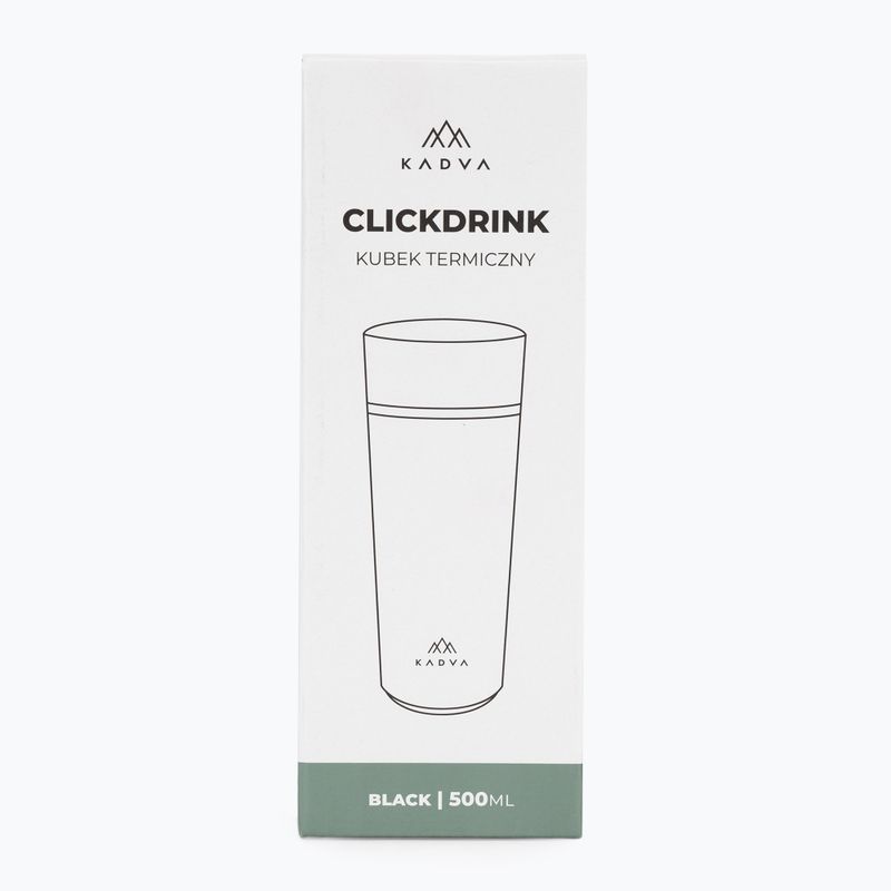 Термокружка Kadva 360 ClickDrink Black 8