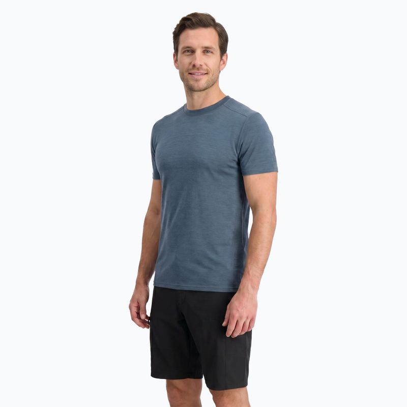 Чоловіча термокофта WOOLCANO Merino 100% TEE0546 сіра