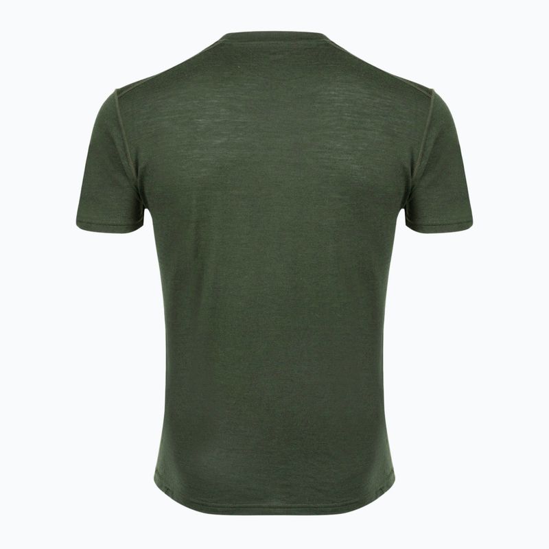 Чоловіча термофутболка WOOLCANO Merino 100% TEE0546 зелений 6