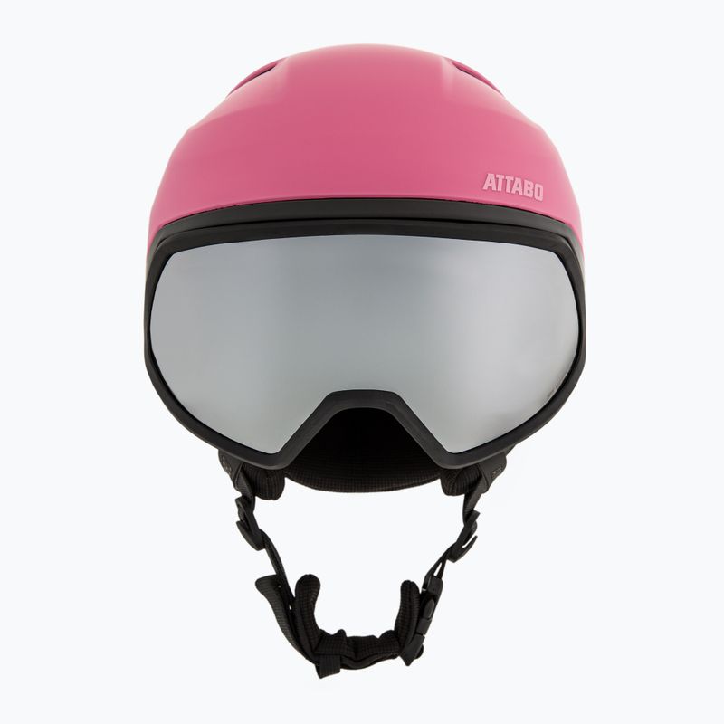 Шолом лижний дитячий ATTABO Avens 3.0 Jr Visor ERT Pink 2