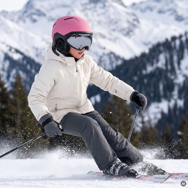 Шолом лижний дитячий ATTABO Avens 3.0 Jr Visor ERT Pink 6