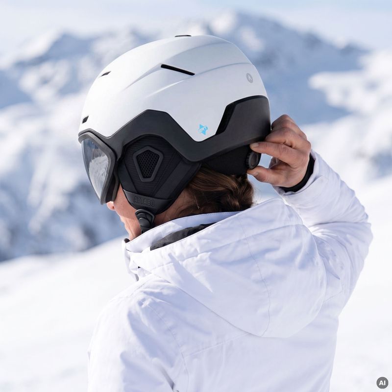Шолом лижний ATTABO Avens 3.0 Visor ERT Biały 7