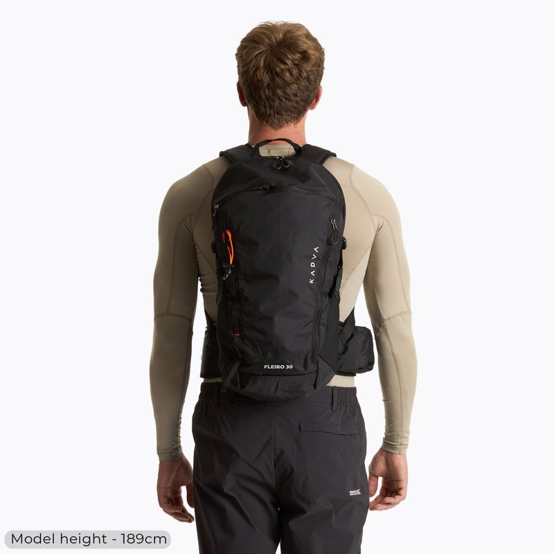 Рюкзак туристичний KADVA Fleiro 30 л чорний 5
