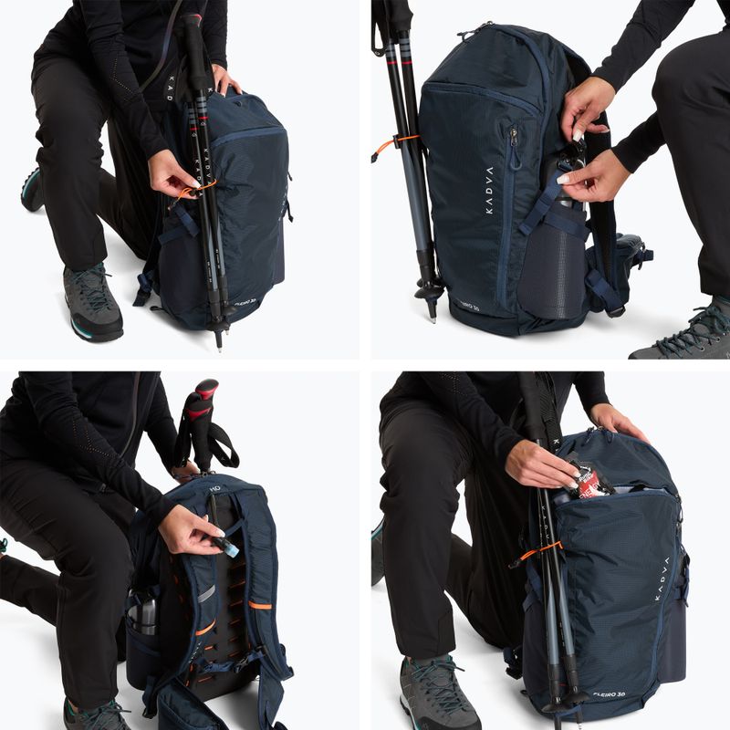 Рюкзак туристичний KADVA Fleiro 30 л синій 13