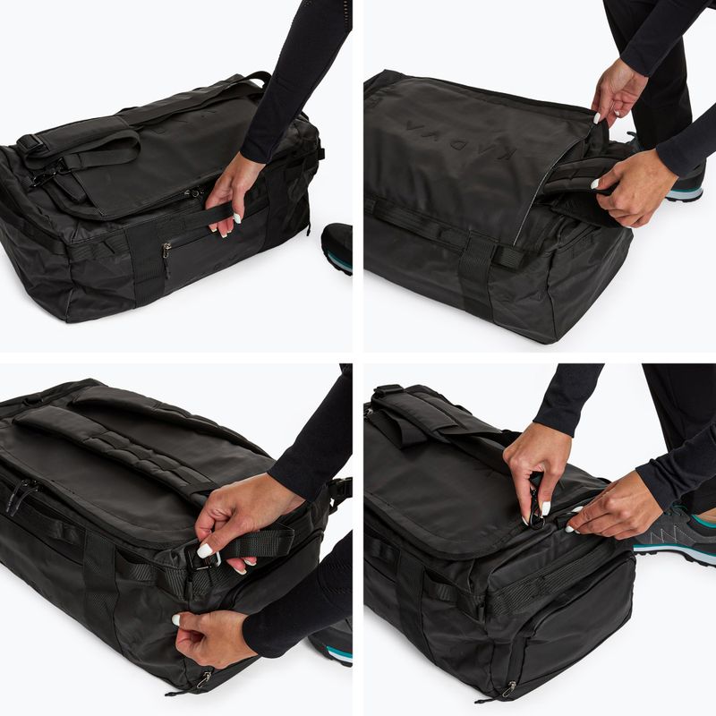 Сумка Duffel Bag KADVA 2в1 Alltaker 40 л чорний 11