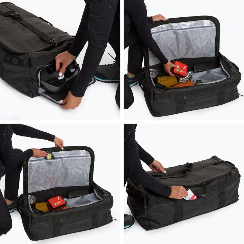 Сумка Duffel Bag KADVA 2в1 Alltaker 60 л чорний 11