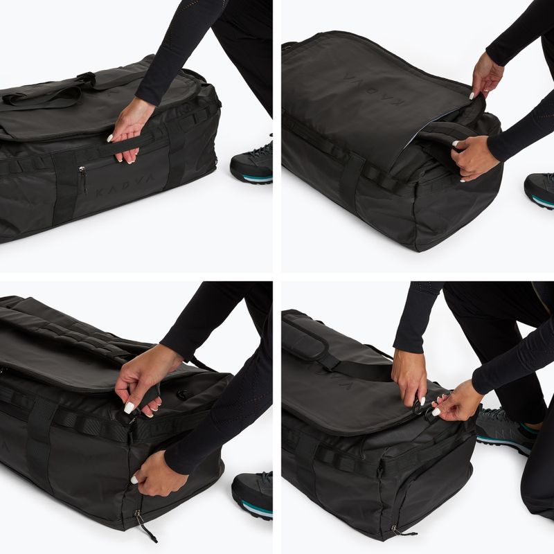 Сумка Duffel Bag KADVA 2в1 Alltaker 60 л чорний 12